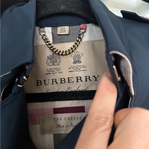 Burberry Women's Classic Blue Trench Coat - Picture 12 of 12